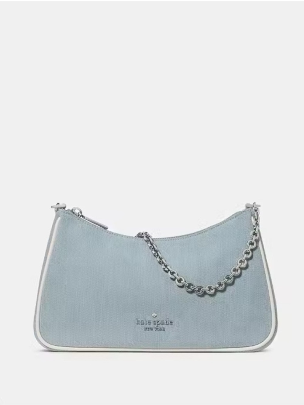 ♠️Kate Spade New York Margot Denim Convertible Shoulder Crossbody Bag, Blue NWT